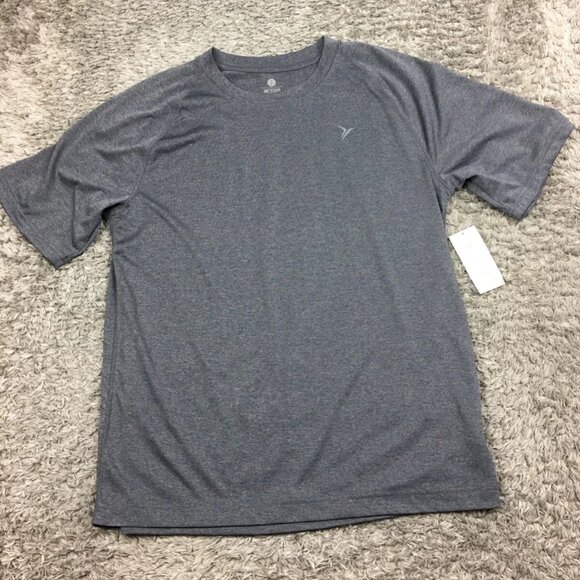 Old Navy Active Shirt Mens Size Small Gray Stretch - Picture 1 of 5